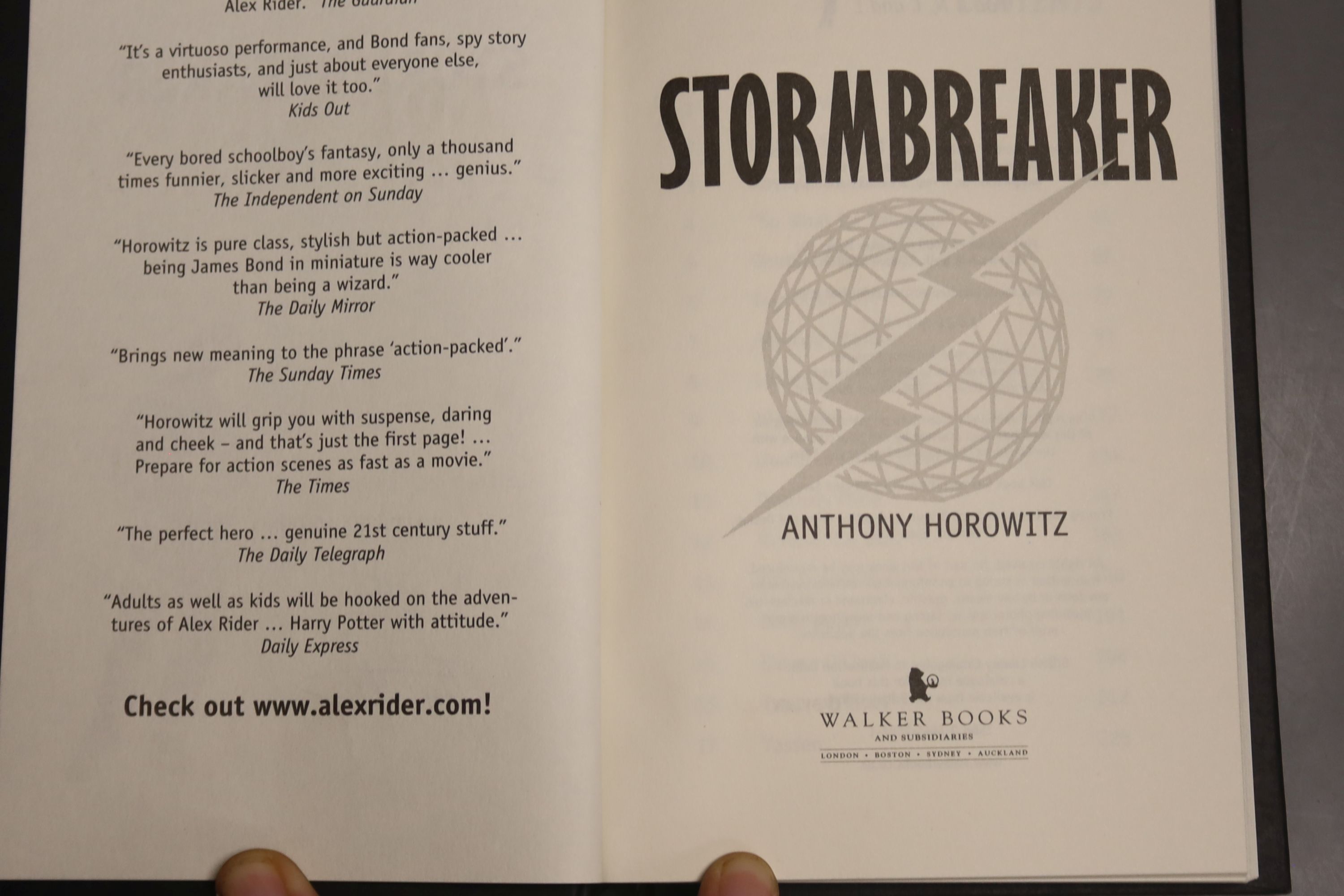 Horowitz, Anthony – Stormbreaker, limited collector’s edition, 12mo, hardback, signed and numbered (591/750) (in original case, minor scuffs) Walker Books, 2005., Horowitz, Anthony – Stormbreaker, ‘Top Secret’ collector’